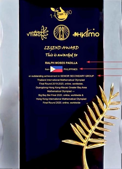 Winners in the 2020 Thailand International Mathematical Olympiad (TIMO ...